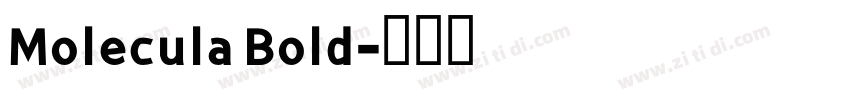 Molecula Bold字体转换